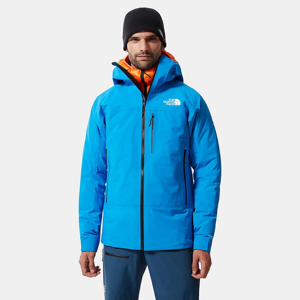 The North Face Insulated Jacket Mens Australia - The North Face Summit Futurelight™ Blue Mountaineer